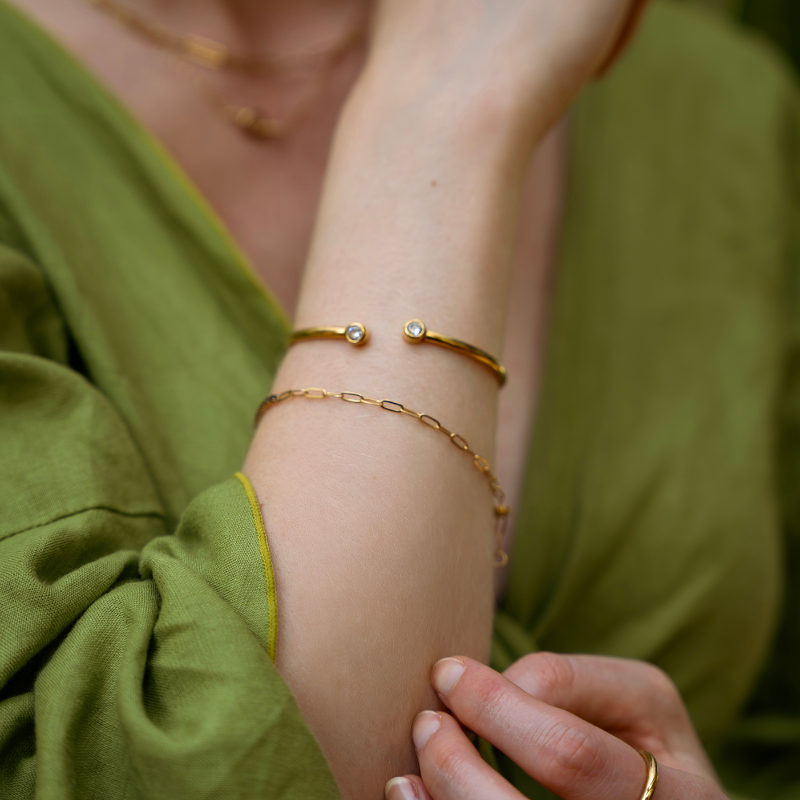 Double Crystals (gold)