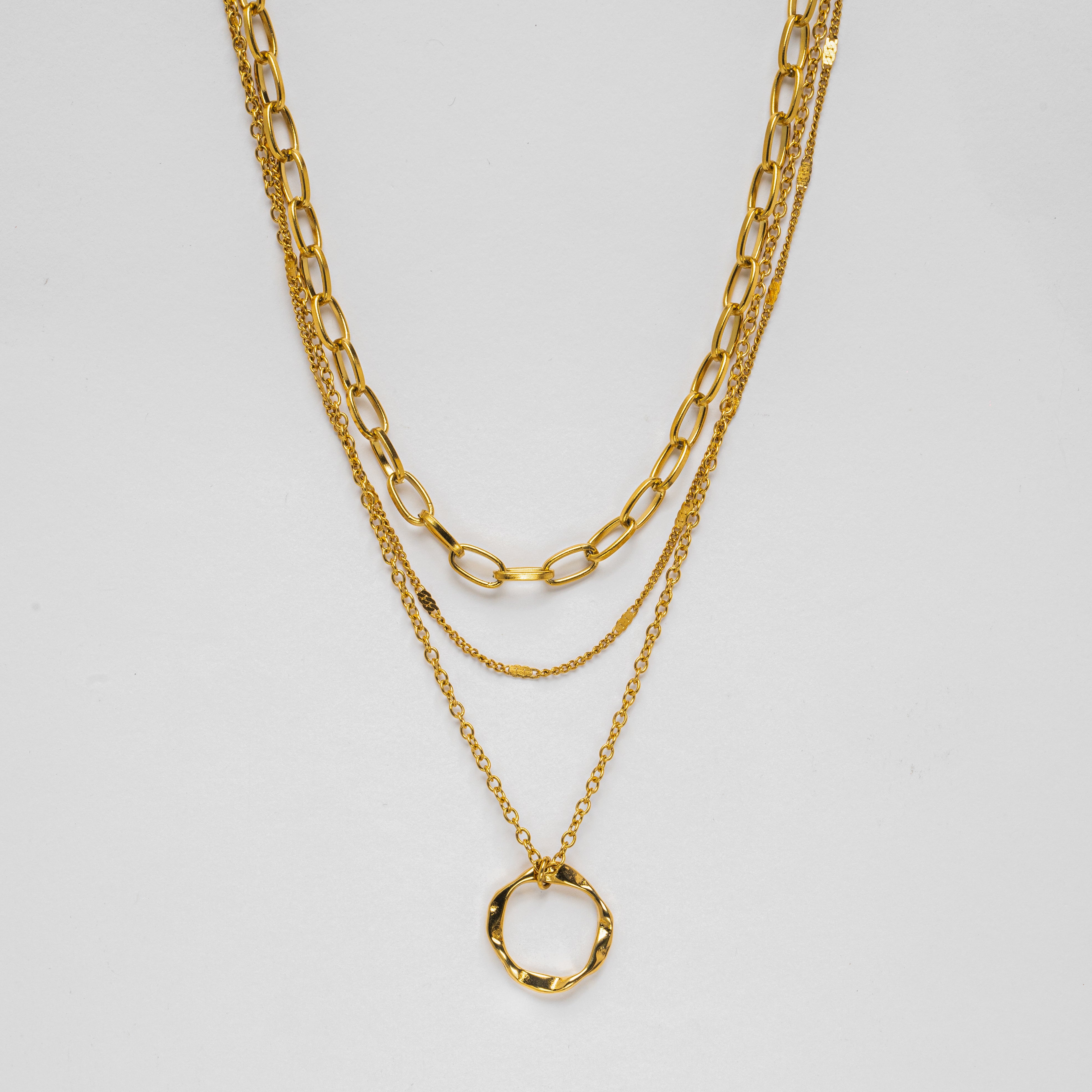 Gold Vintage Layered Necklace