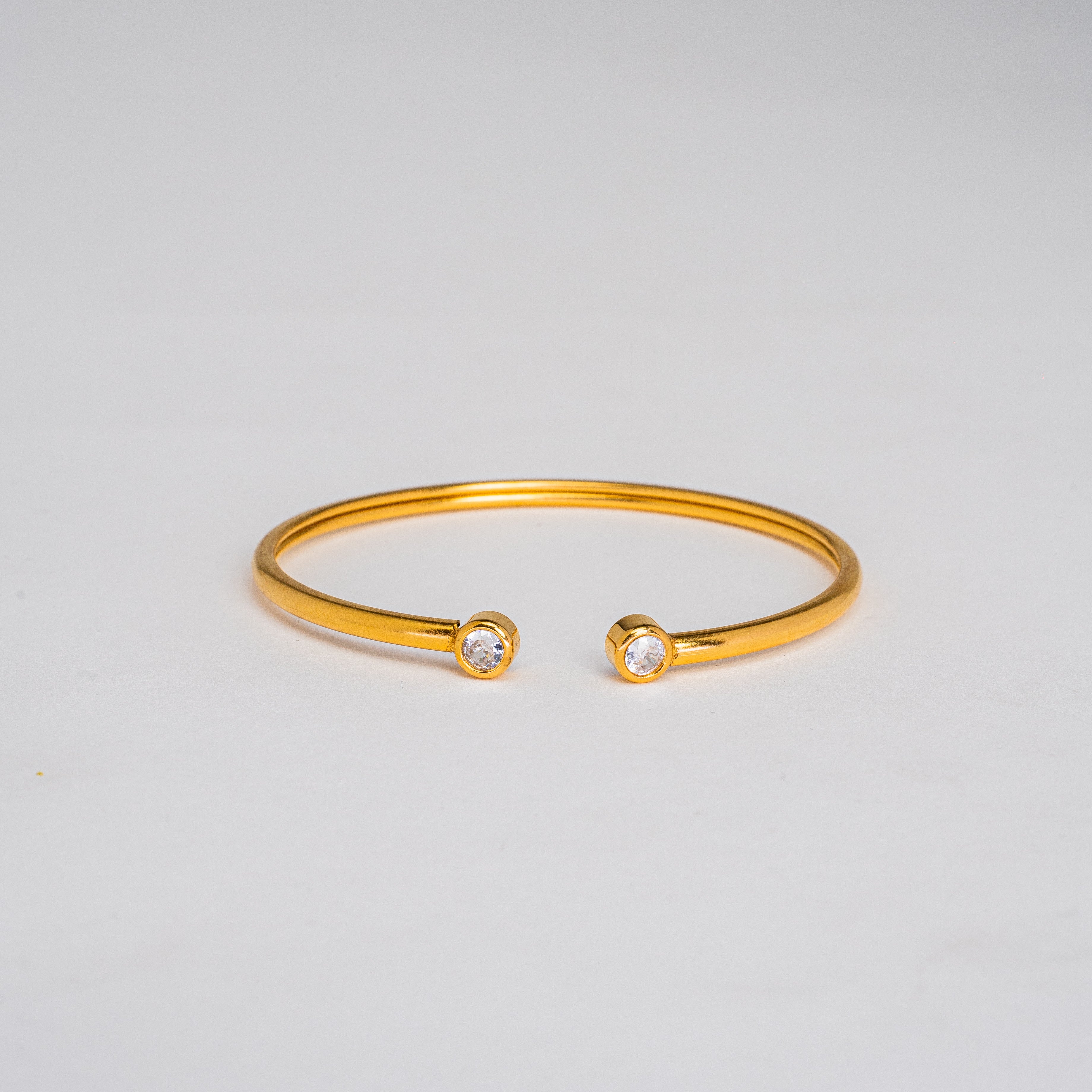 Bracelet with double crystals