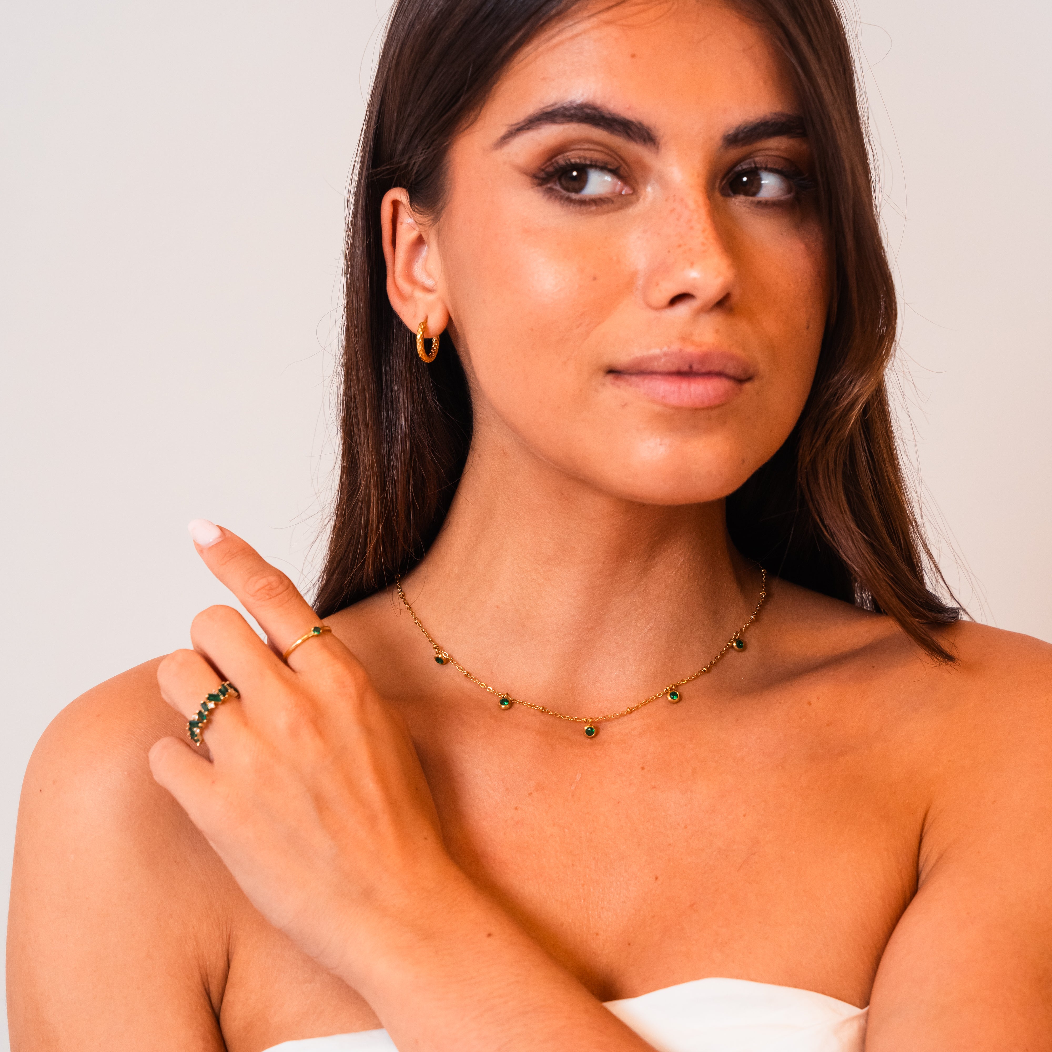 Emerald Crystal Necklace