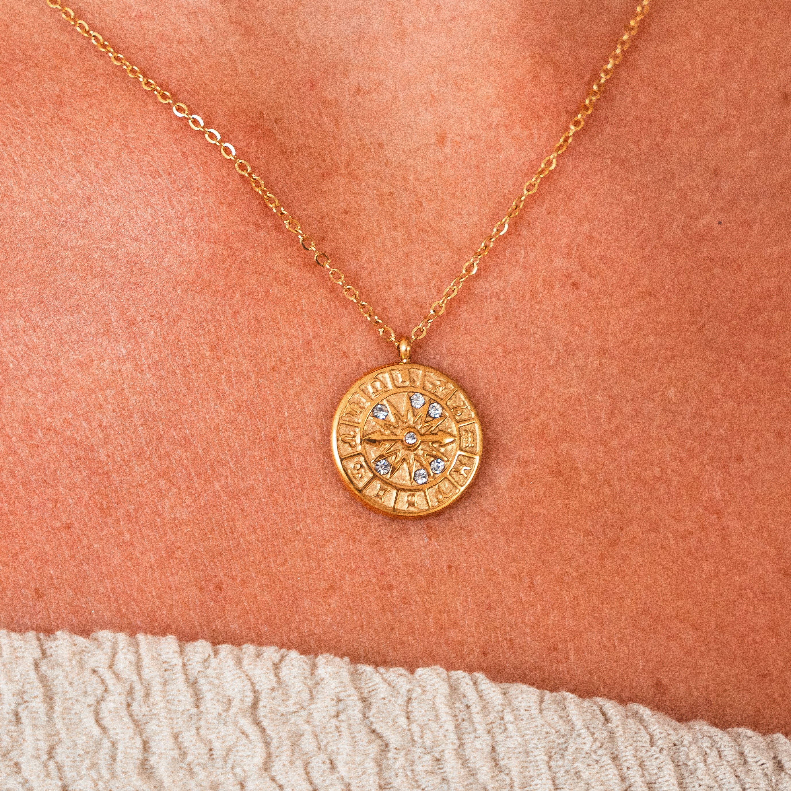 Zodiac Coin Necklace