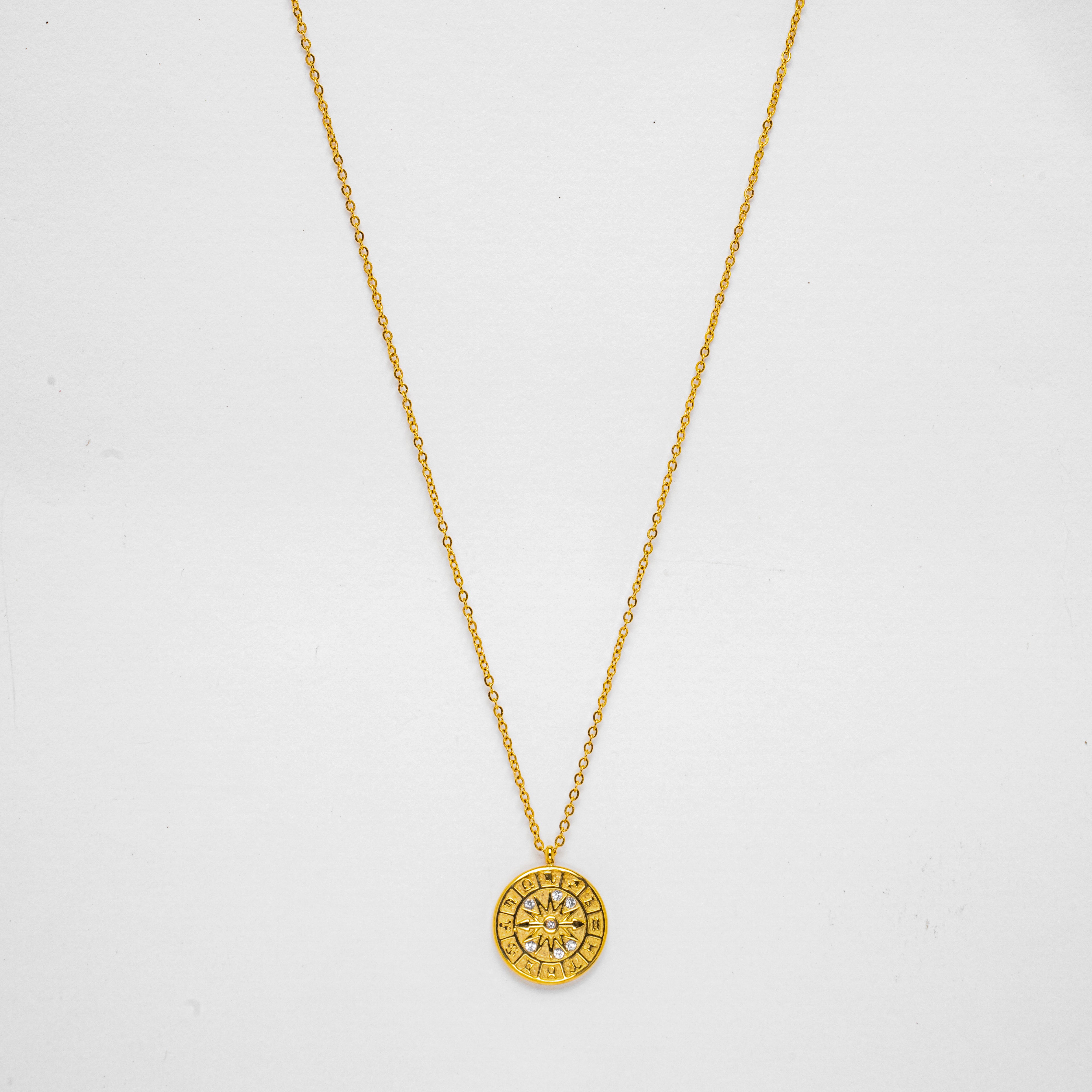 Zodiac Coin Necklace