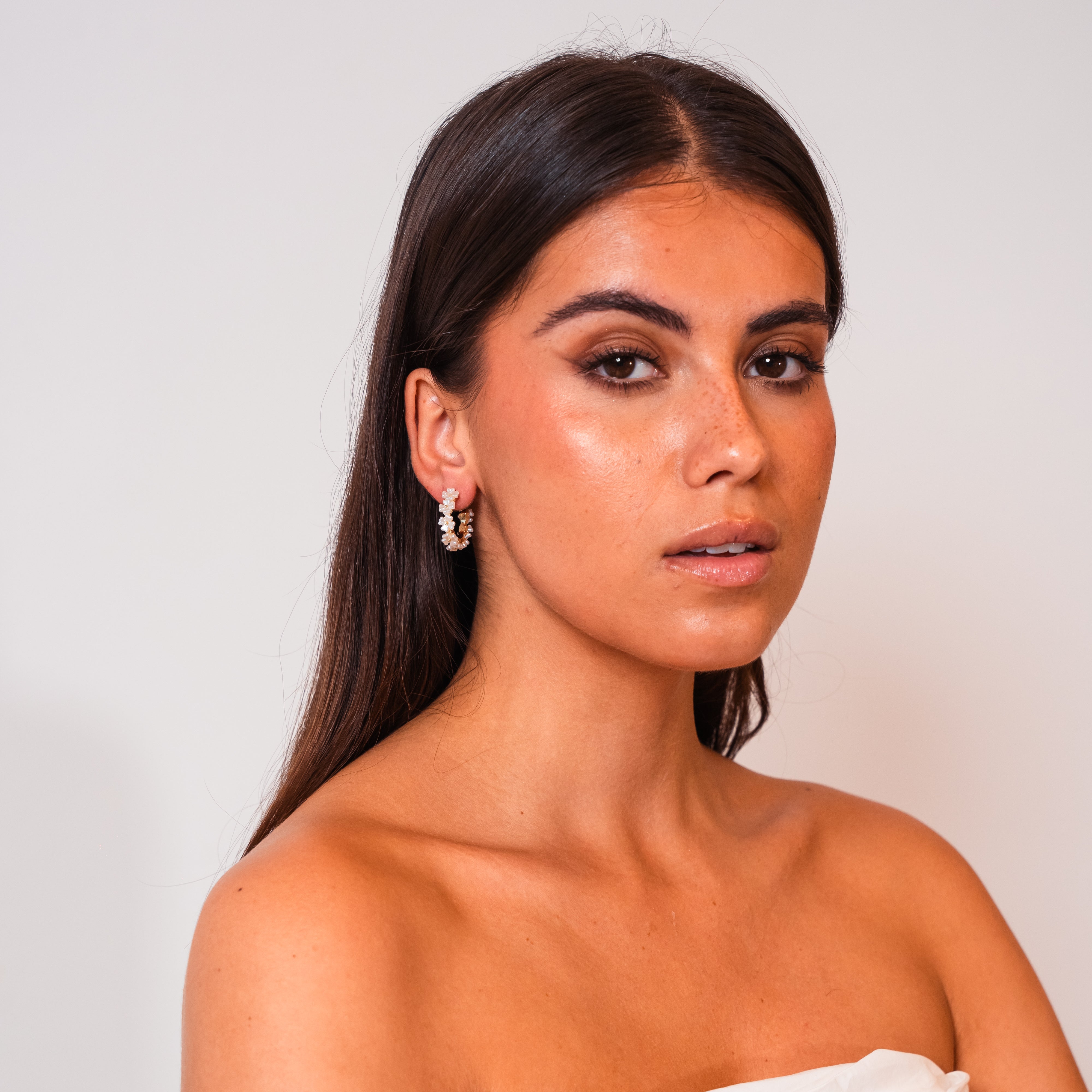 Pearl Flower Earring