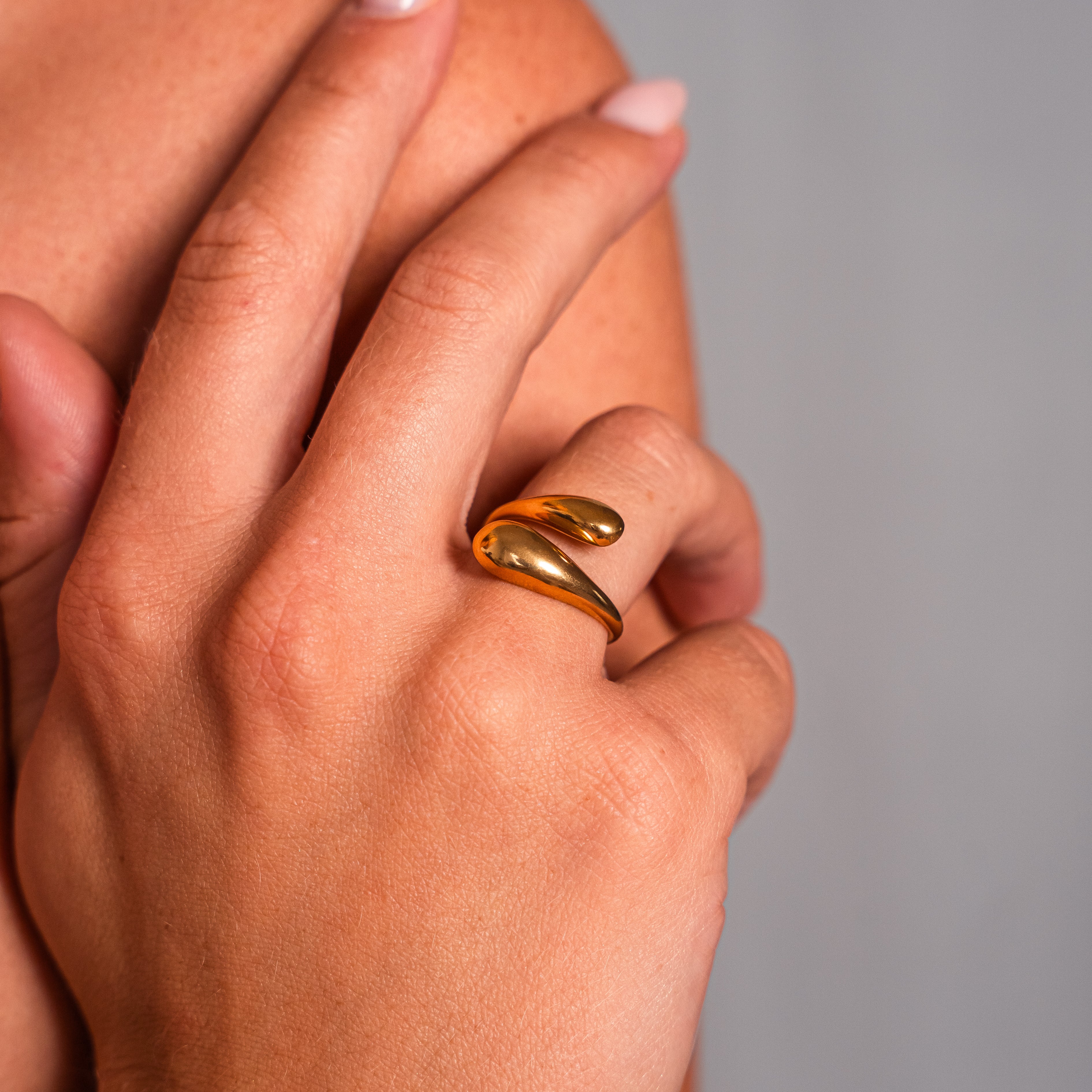Golden Cuff Ring