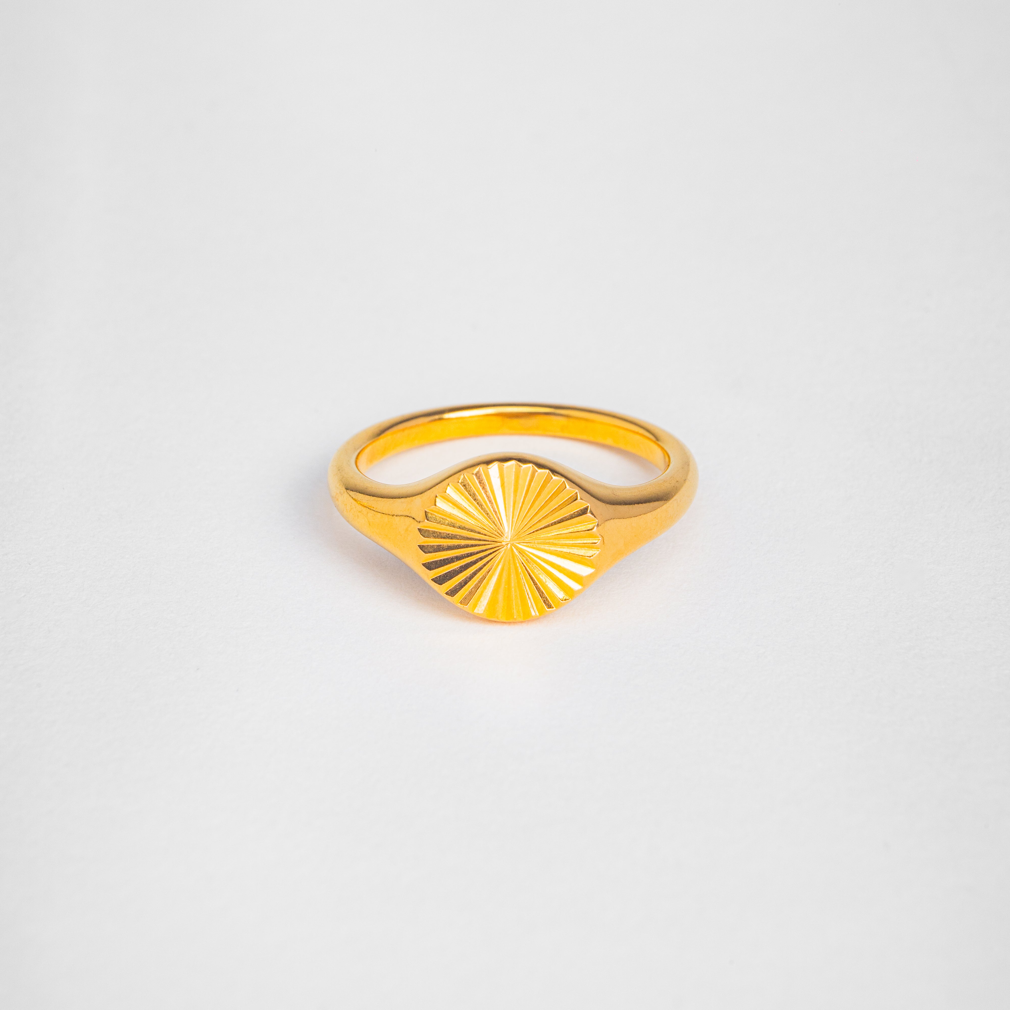 Golden Sun Seal Ring