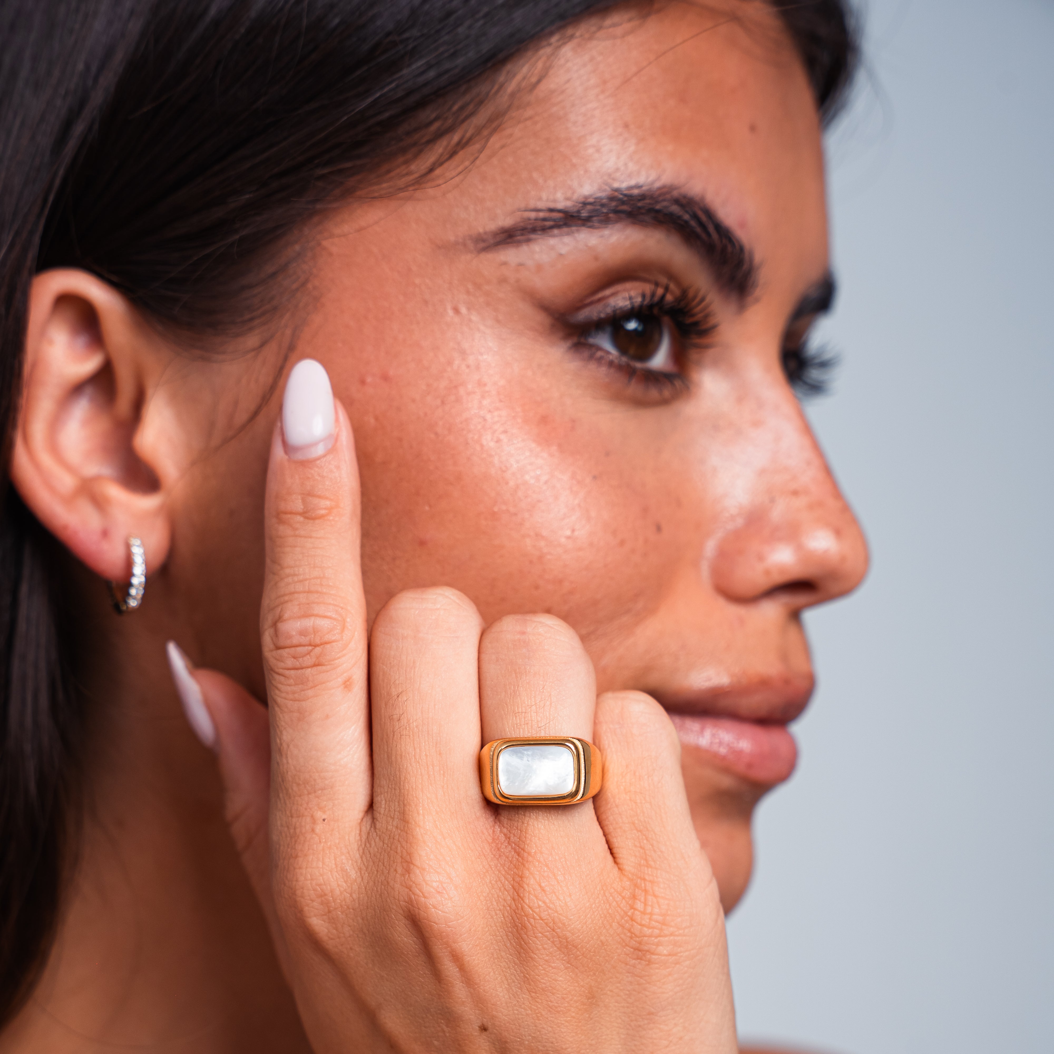 Leia Pearl Ring