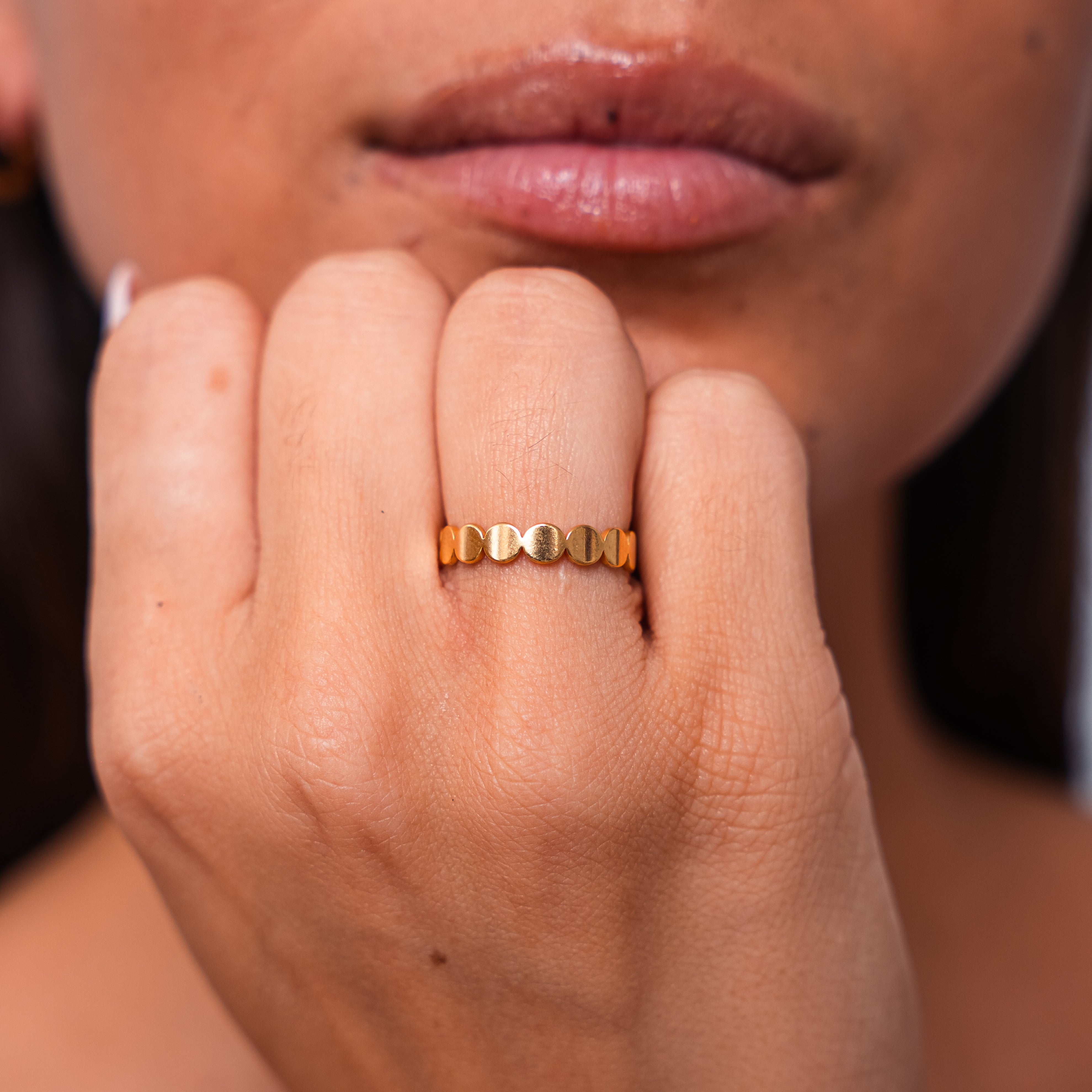 Golden Echo Ring