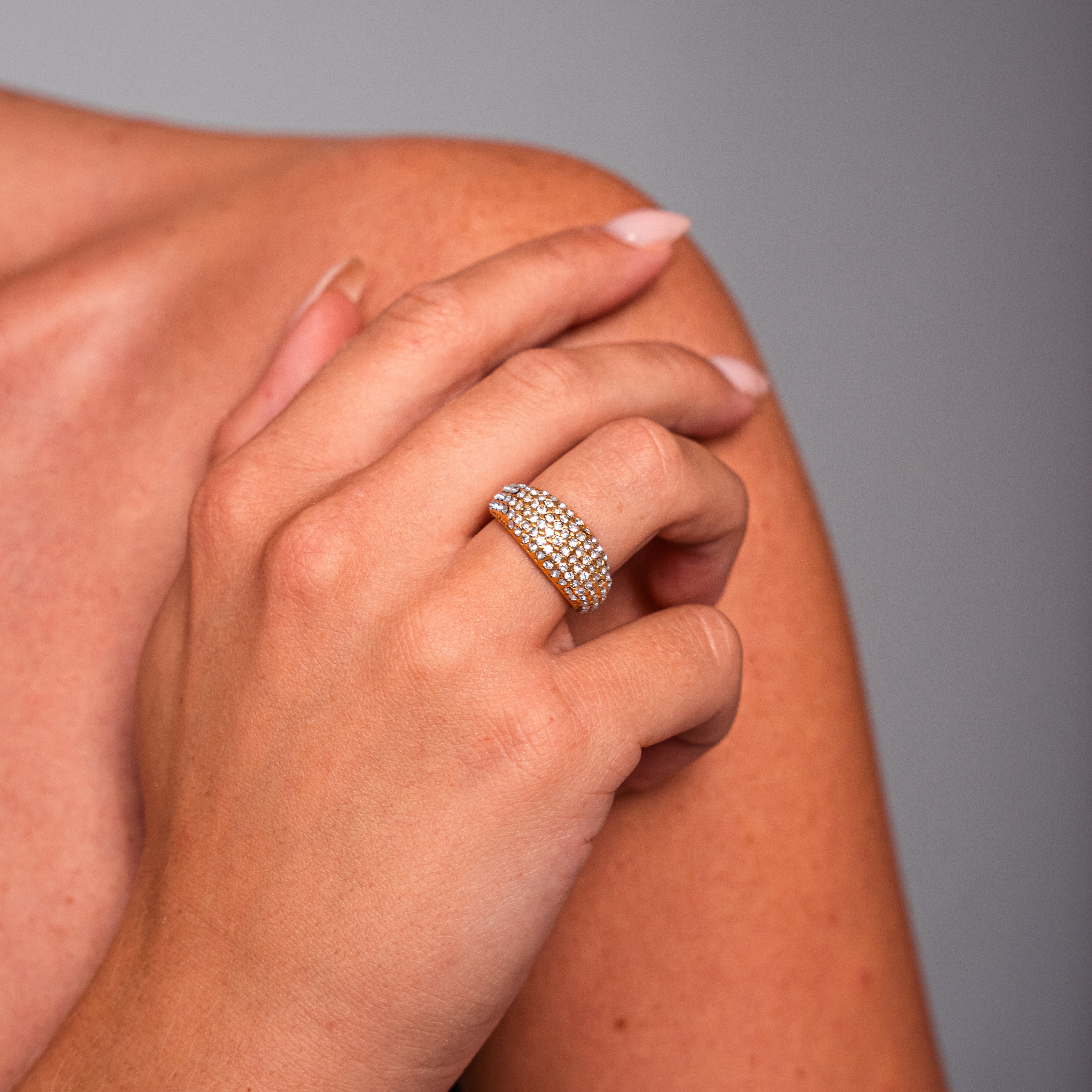 Crystal Dome Ring