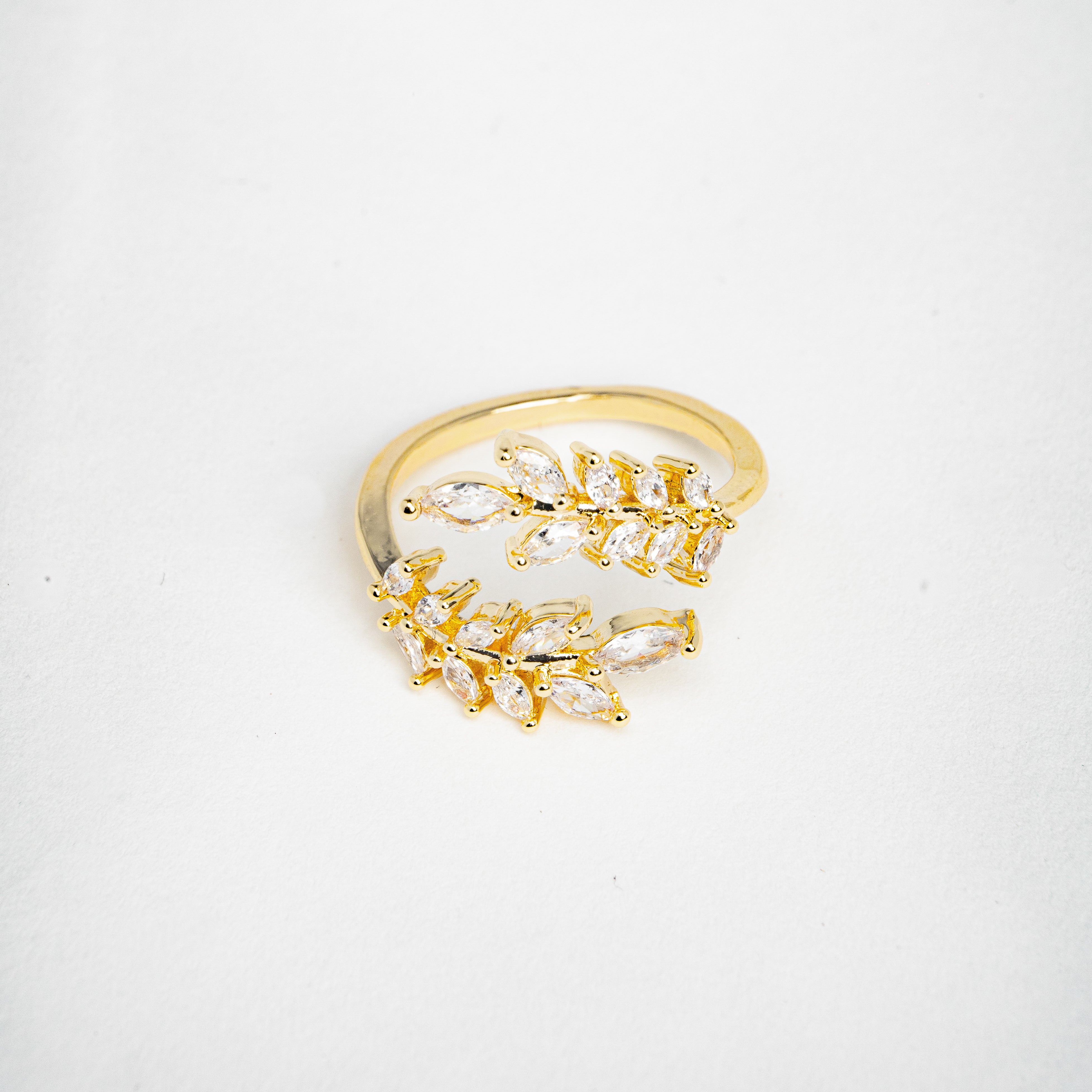 Zirconia Gold Ring